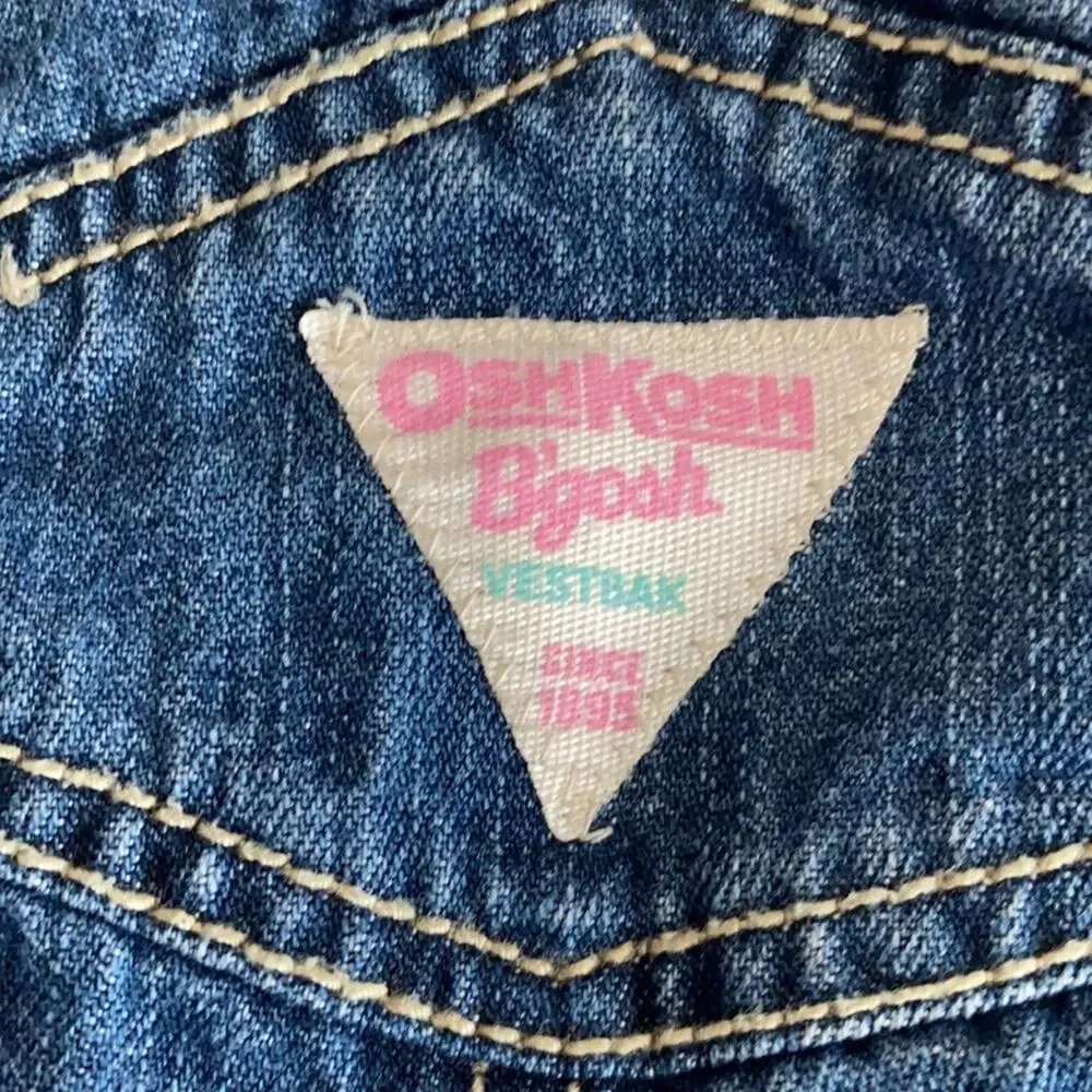 Vintage Girl OshKosh B’Gosh denim Heart overalls 3 Months